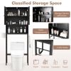 Household The Bathroom Storage Cabinet with Adjustable Shelf