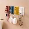 Self-Adhesive Hook Creative Wall Mounted Hook Towel Clothes Hanger Bathroom Hook Bag Key Holder Space Saving Hook