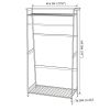 Versatile Freestanding Clothes Rack with Shelves - Organize Your Space with Style!