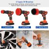 3Pcs/Set Drill Brush Power Scrubber Cleaning Brush for Car Carpet Wall Tile Tub Cleaner Combo