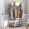 Versatile Freestanding Clothes Rack with Shelves - Organize Your Space with Style!