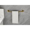 6 Piece Brass Bathroom Towel Rack Set Wall Mount